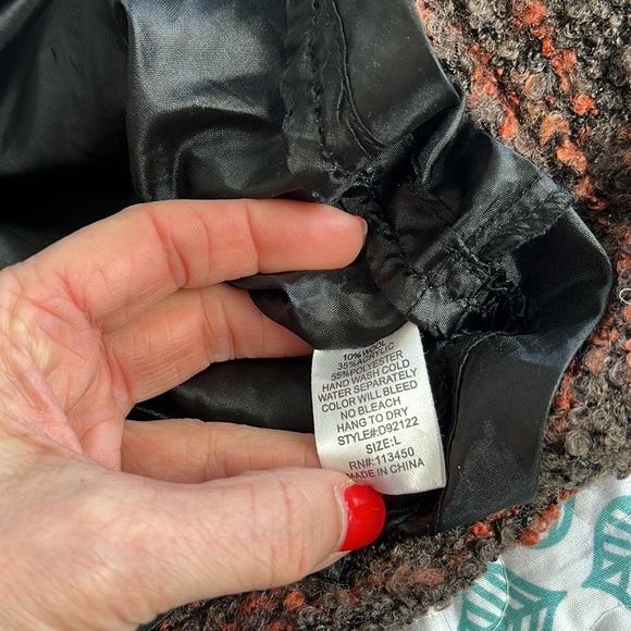 LULUMARI Anthropologie Multi Colored A Line Dress w/ button Detail sz Large - Picture 11 of 16